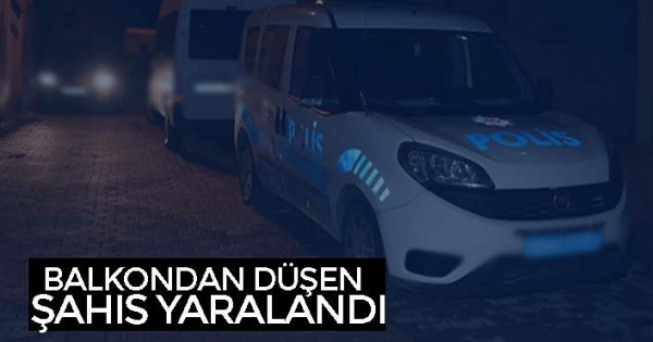 BAFRA'DA BALKONDAN DÜŞEN ŞAHIS YARALANDI