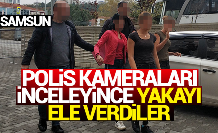 EVDEN HIRSIZLIK YAPTIĞI İDDİA EDİLEN 3 BAYAN YAKALANDI