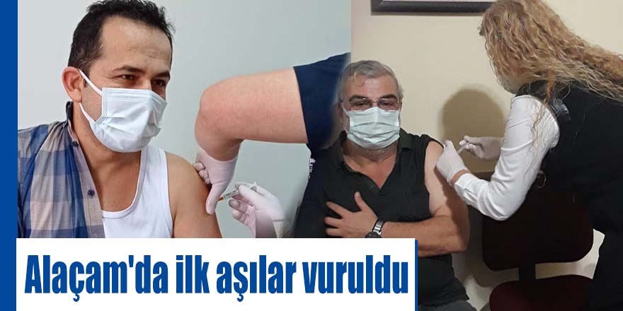 Alaçam'da ilk aşılar vuruldu