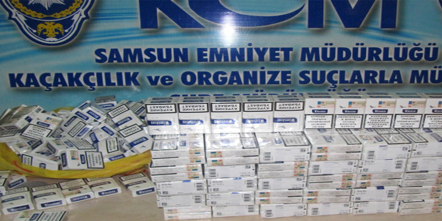 24 BİN 606 PAKET KAÇAK SİGARA ELE GEÇTİ