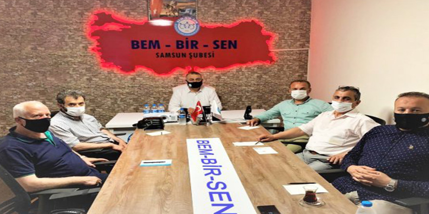 Samsun BEM-BİR-SEN'de çalışmalarına ara vermeden devam ediyor