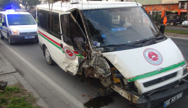 Bafra Cumhuriyet Başsavcılığı’na ait Araç Kaza Yaptı