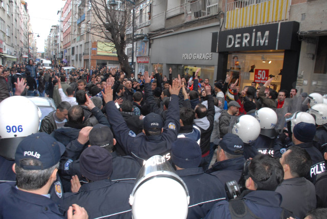 EYLEME KATILANLAR GÖZALTINA ALINMAYA BAŞLANDI