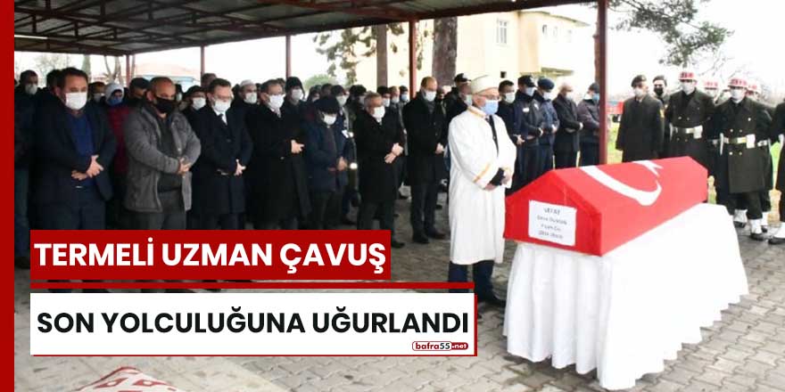 Termeli Uzman Çavuş son yolculuğuna uğurlandı