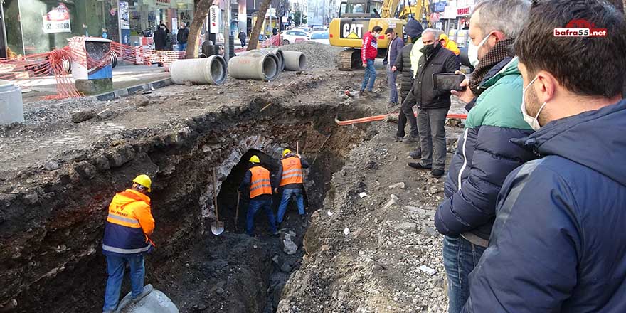 Trabzon’da bulunan su kemeri benzeri yapıya inceleme