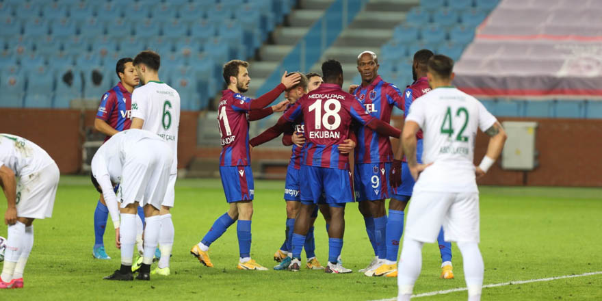 Nihayet Trabzonspor iyi futbol ile kazandı