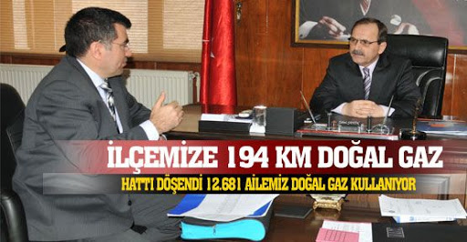 BAFRA'YA 194 KM DOĞAL GAZ HATTI DÖŞENDİ