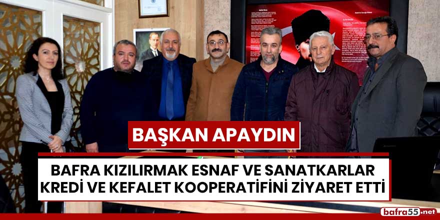 Başkan Apaydın'dan Kızılırmak Kooperatifi’ne ziyaret