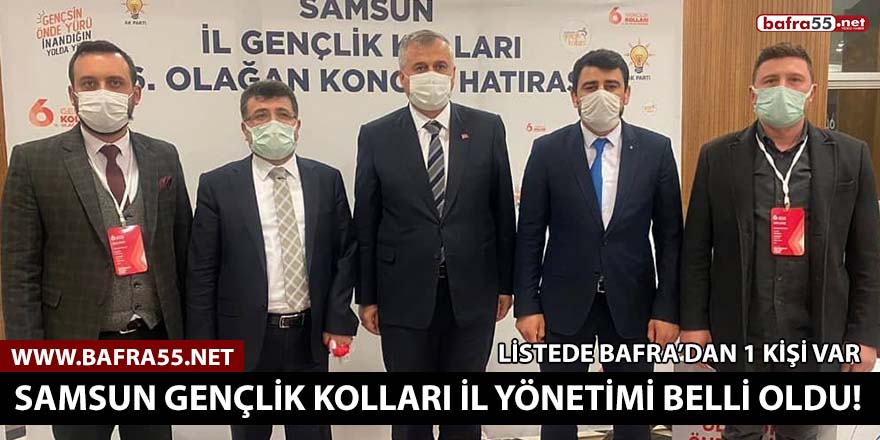 AK Parti Samsun Gençlik Kolları İl Yönetimi Belli Oldu!