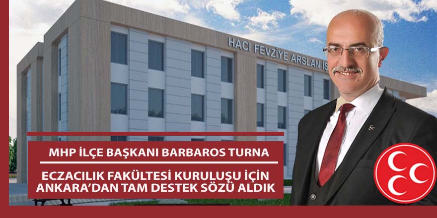 Bafra MHP İlçe Başkanlığı Eczacılık Fakültesi raporunu Ankara’ya sundu