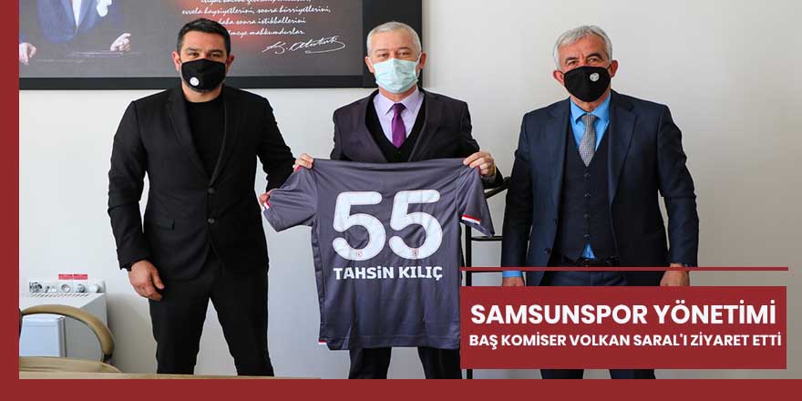 Samsunspor yönetiminden ziyaret