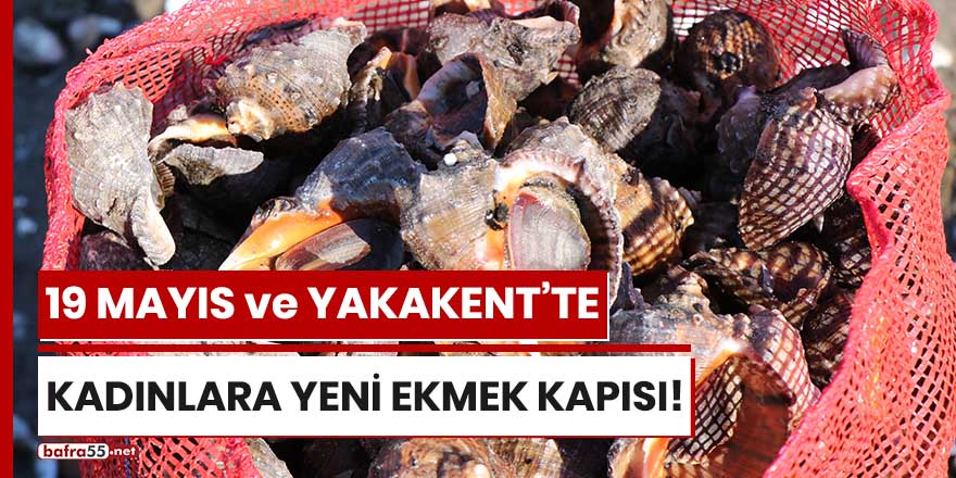 19 Mayıs ve Yakakent'te kadınlara yeni ekmek kapısı!