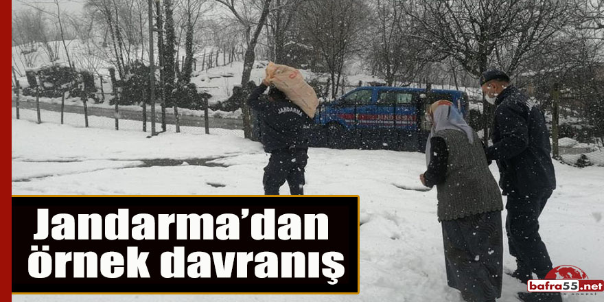 Jandarma’dan örnek davranış