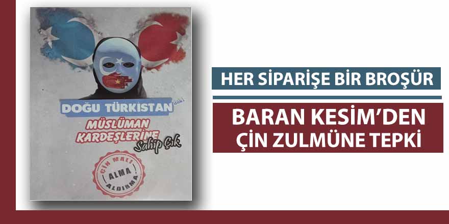 Doğu Türkistan için Bafra’da broşür dağıttılar