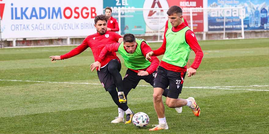 Samsunspor Keçiörengücü  maçı hazırlıklarına başladı