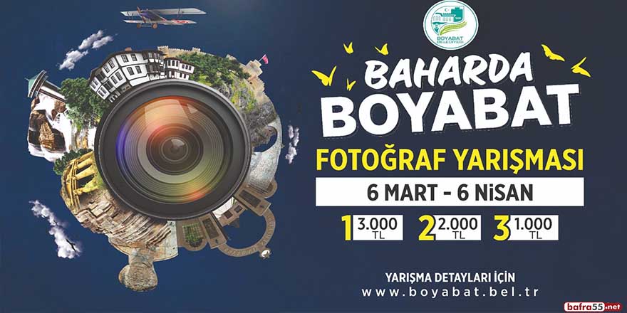 Boyabat Belediyesi’nden “Baharda Boyabat” temalı fotoğraf yarışması