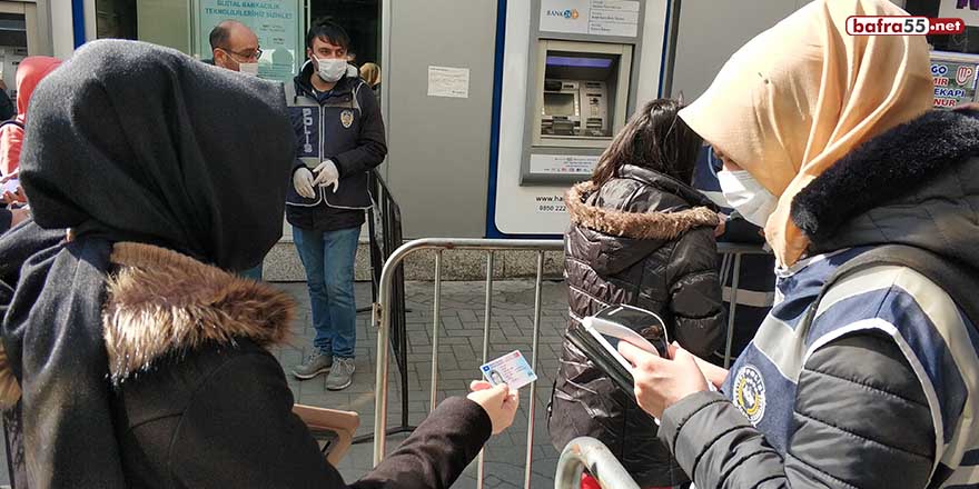 Samsun’da Mecidiye Caddesi'nde HES kodu uygulaması