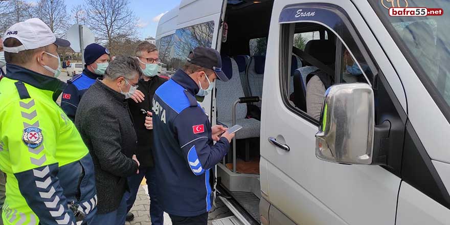 Çarşamba'da sıkı denetim