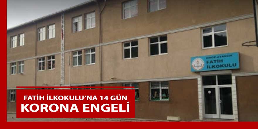 Fatih İlkokulu'na Korona Engeli