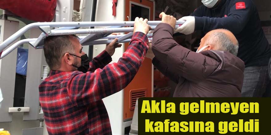 Akla gelmeyen kafasına geldi