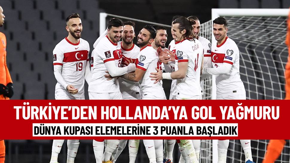 Türkiye Hollanda'yı devirdi