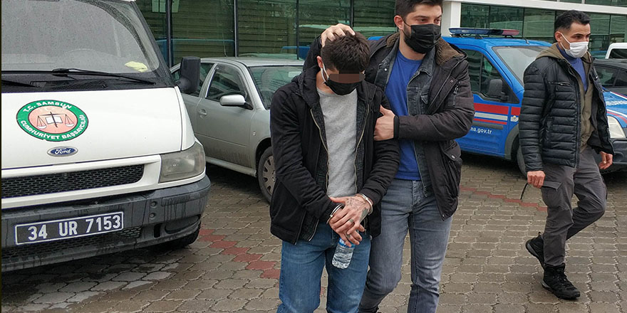 Samsun'da hakkında 2 yıl cezası bulunan genç yakalandı
