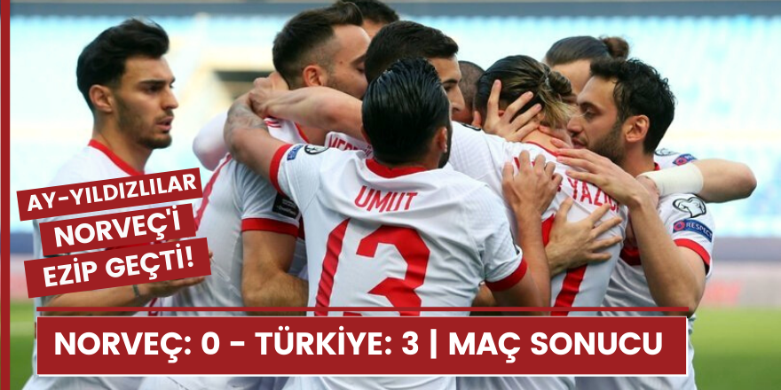 Norveç: 0 - Türkiye: 3 | MAÇ SONUCU