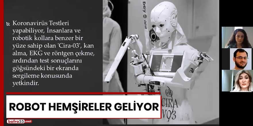 Robot hemşireler geliyor