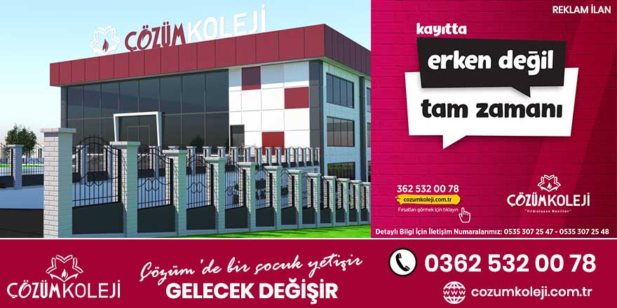 Bafra Çözüm Koleji'nde Erken Kayıt Zamanı