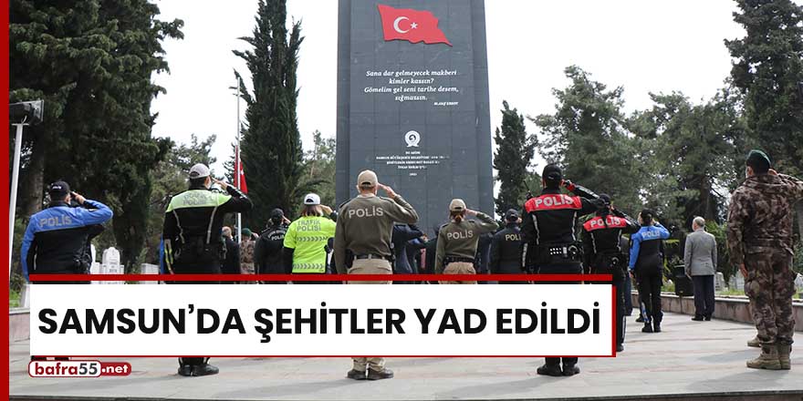 Samsun'da şehitler yad edildi