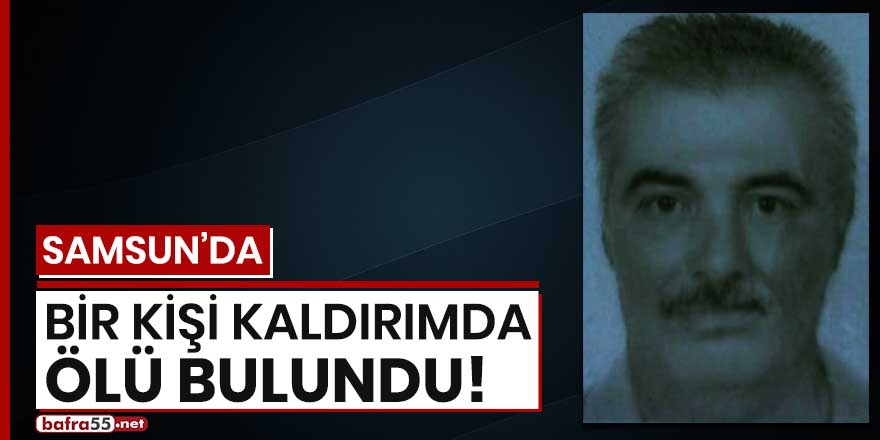 Samsun'da bir kişi kaldırımda ölü bulundu!