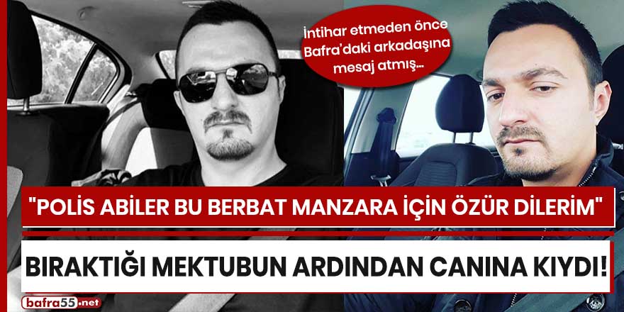 Bunalıma giren bir kişi polislere bıraktığı mektubun ardından canına kıydı!