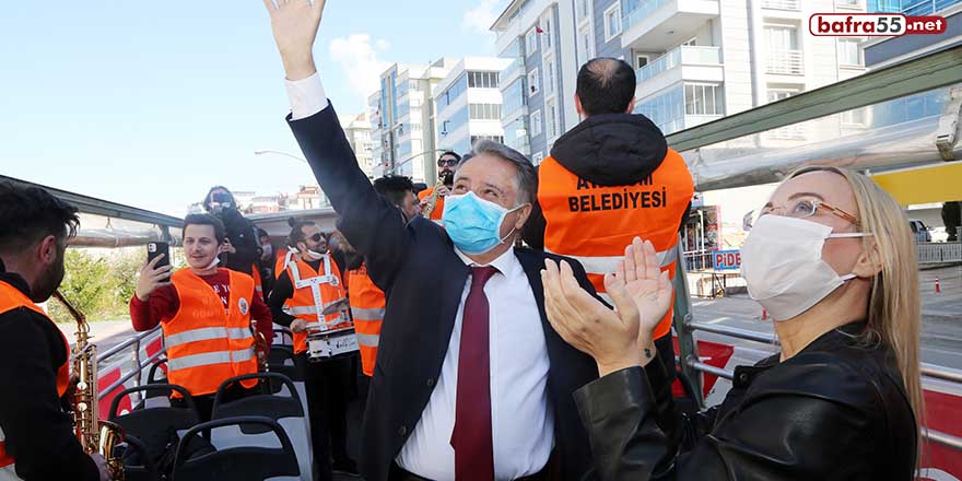 Atakum’da 23 Nisan yine balkonlarda kutlanacak