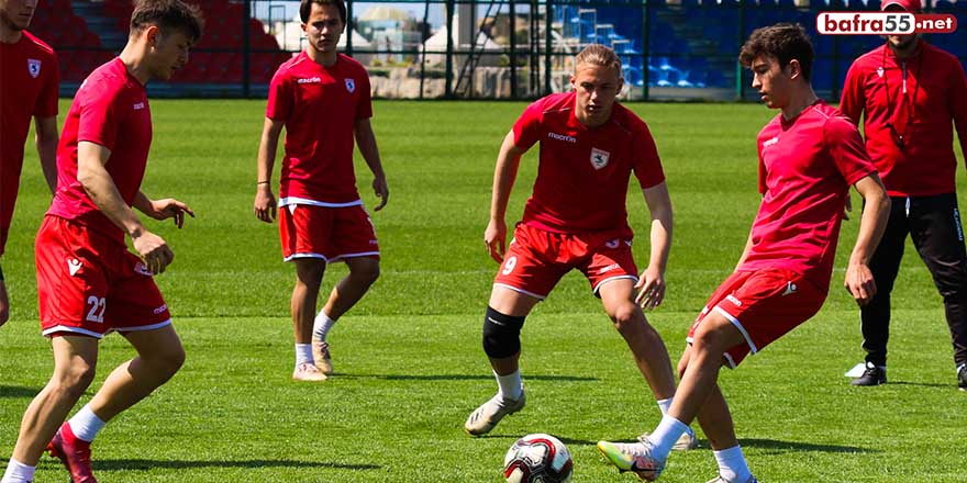 Samsunspor U19, Beypiliç Boluspor U19 maçı hazırlıklarına devam ediyor