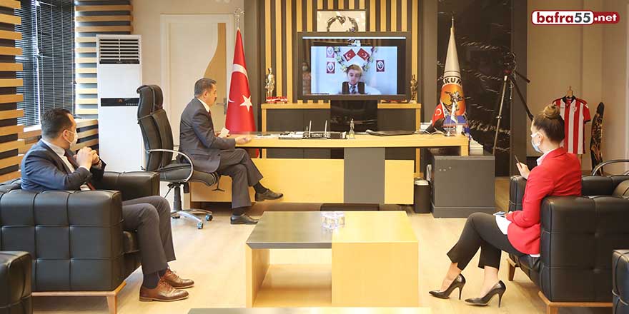 Başkan Deveci makamını telekonferansla 8 yaşındaki Ömer'e devretti