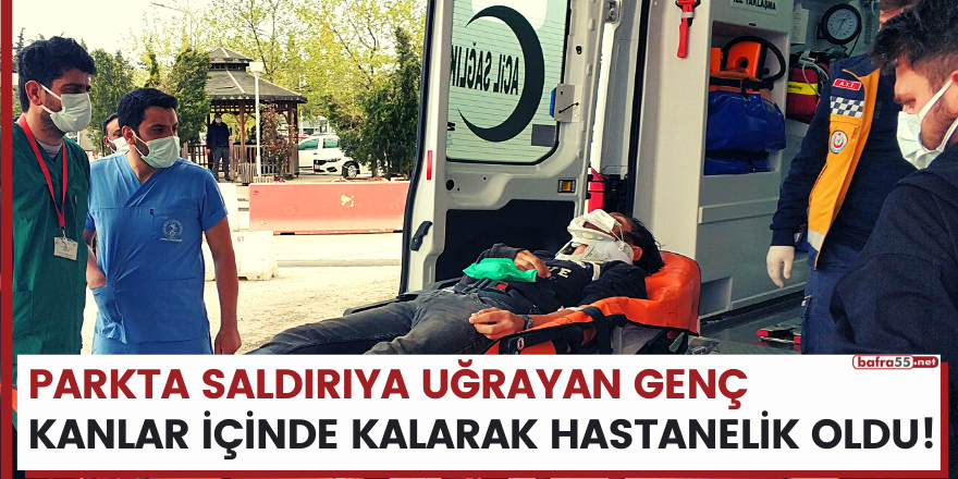 Samsun'da parkta saldırıya uğrayan 17 yaşındaki genç hastanelik oldu!