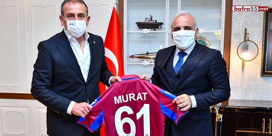 Trabzonspor Teknik Direktörü Avcı'dan Başkan Zorluoğlu'na ziyaret