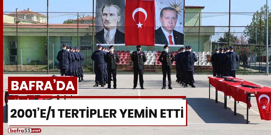 Bafra'da acemi erler yemin etti