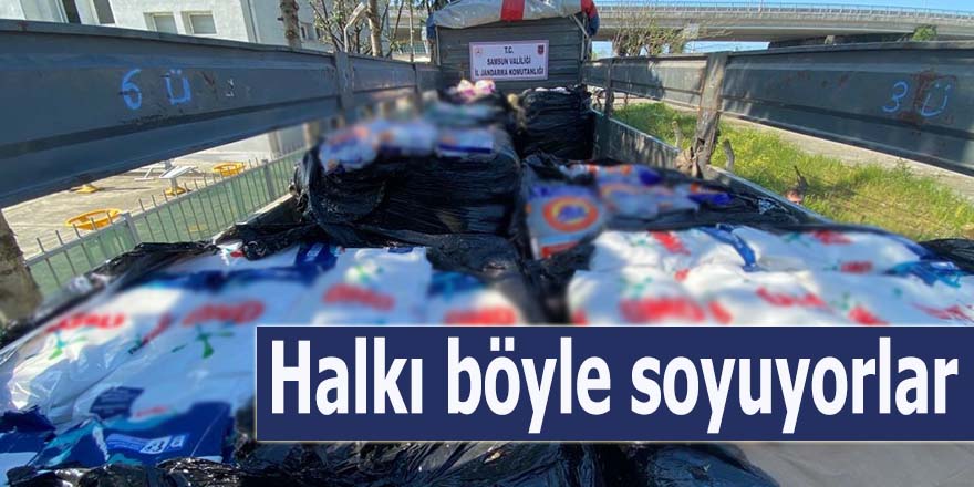 Halkı böyle soyuyorlar