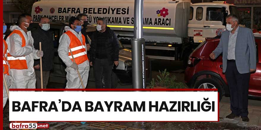 Bafra'da bayram hazırlığı