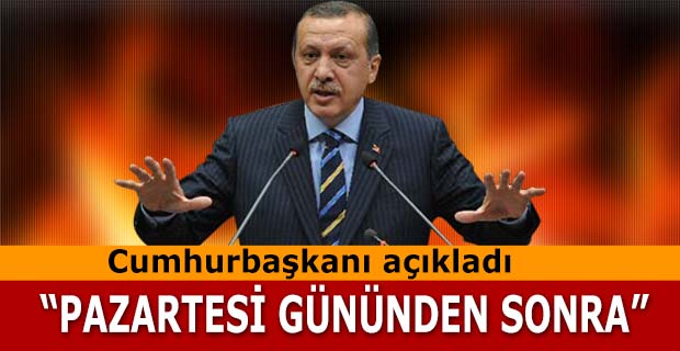 Cumhurbaşkanı pazarresi gününden sonra...