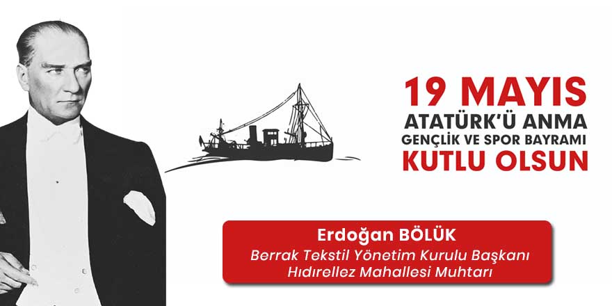 Erdoğan Bölük'ten 19 Mayıs kutlaması