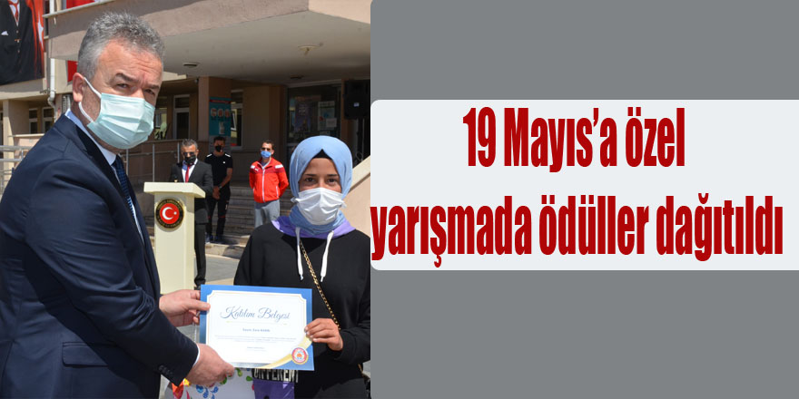 19 Mayıs’a özel yarışmada ödüller dağıtıldı