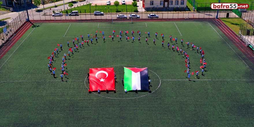 Çarşambalı gençlerden Filistin'e destek