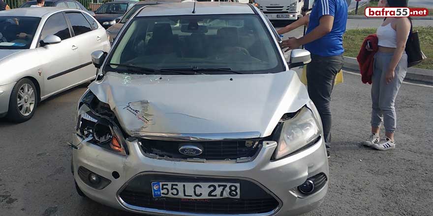 Samsun'da trafik kazası: 1 yaralı