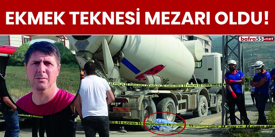 Ekmek teknesi mezarı oldu!