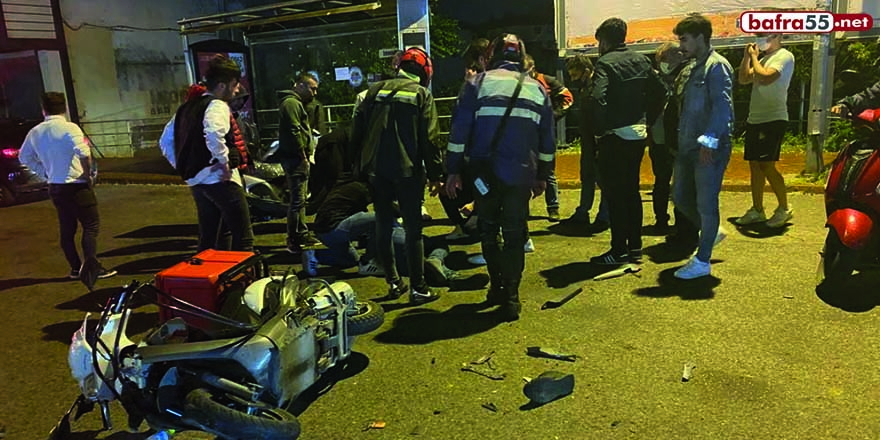 Zonguldak'ta motosiklet ile otomobil çarpıştı! 1 yaralı