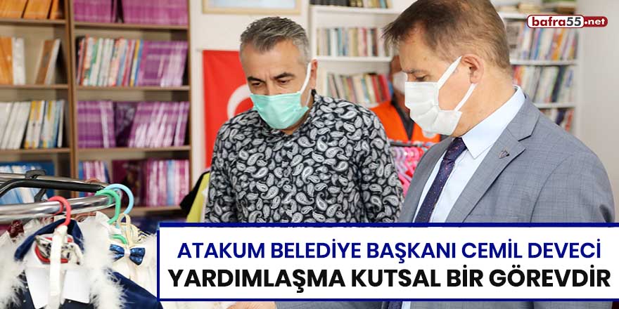 Başkan Deveci: "Yardımlaşma kutsal bir görevdir"