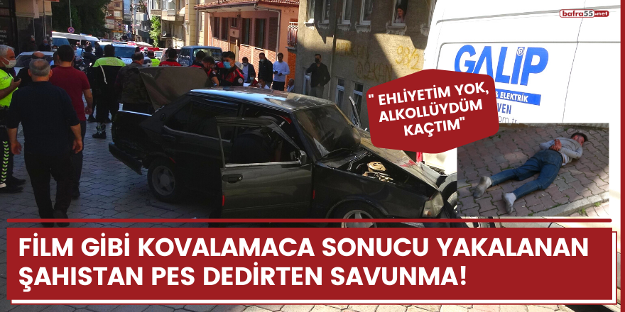 Film gibi kovalamaca sonucu yakalanan şahıstan pes dedirten savunma!