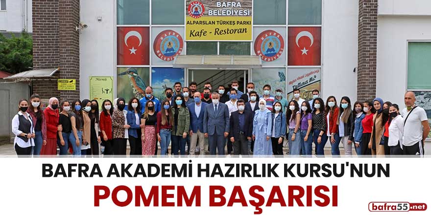 Bafra Akademi Hazırlık Kursu'nun POMEM başarısı